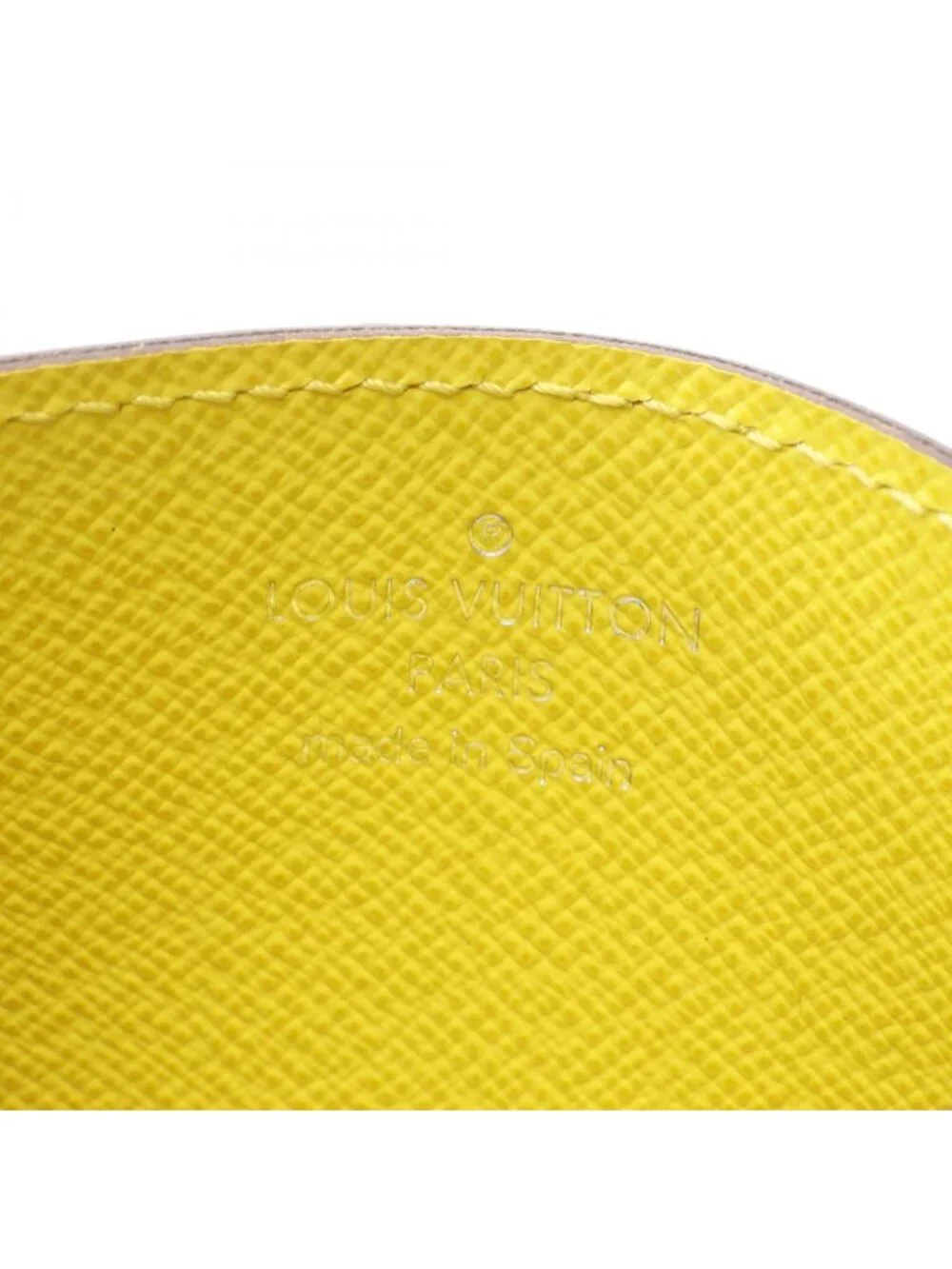 Louis Vuitton Card Case Holder Saanpur Epi Jaune Cedra Leather